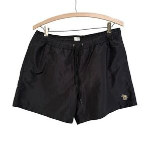 PS Paul Smith‎ Men's Zebra Logo Swim shorts Black Medium Nylon Designer Swimwear